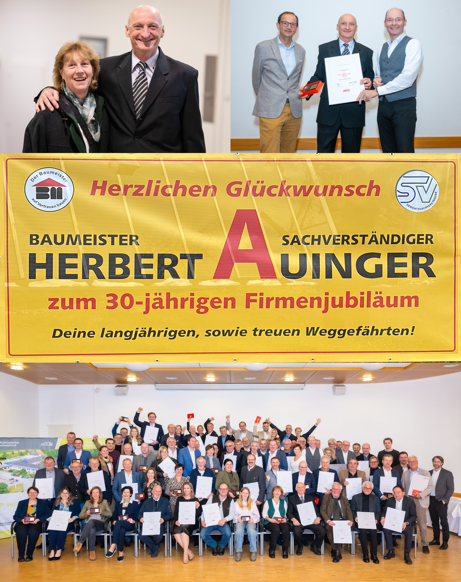 Ehrung WKO - Firmenjubiläum 30 Jahre 